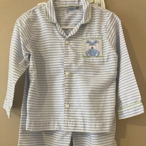 Smocked Southern Tots Bunny Pajamas